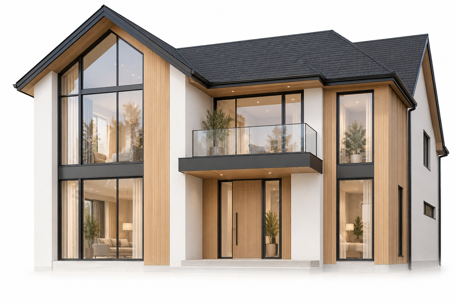 Illustrative modern house